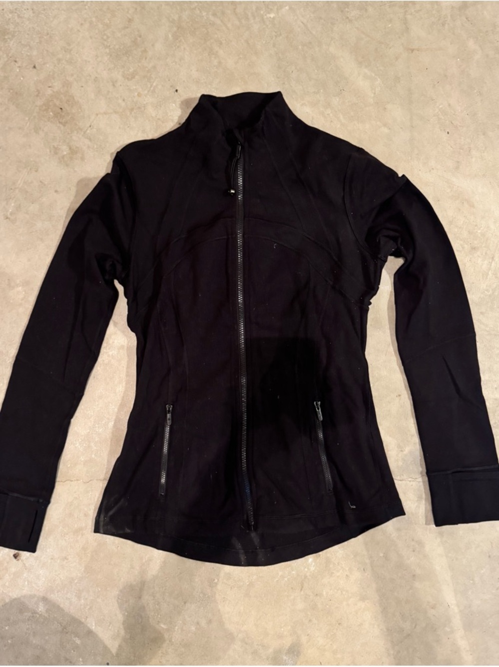 Lululemon Black Full-Zip Athletic Jacket